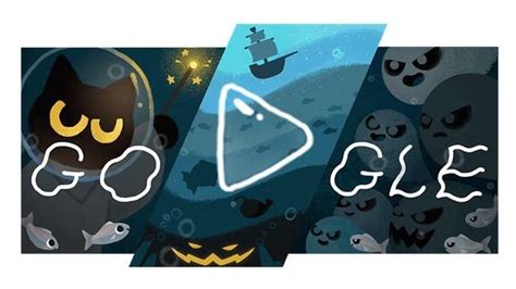 black cat game google|google doodle ghost game cat.